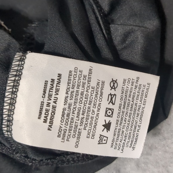 Nike Dri Fit Lined Running Gym Workout Shorts Black Women's Size Large - Picture 8 of 8